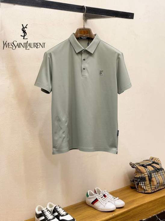 Picture of Saint Laurent Polo Shirts Short _SKUYSLM-4XL24cx1925451